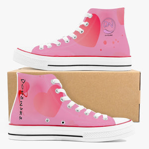 285. New High-Top Canvas Shoes - White