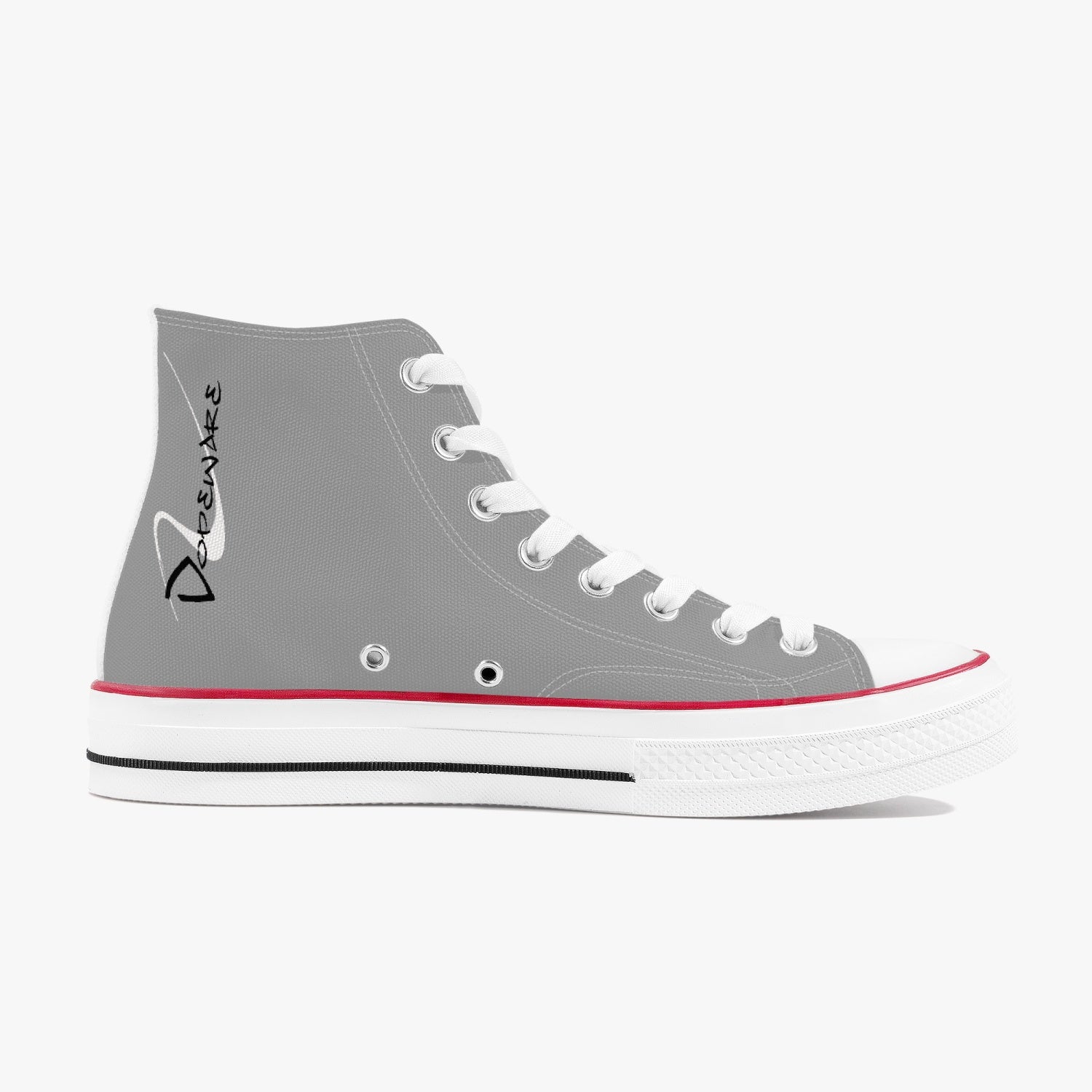 285. New High-Top Canvas Shoes - Gray