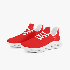 311. Bounce Mesh Knit Sneakers - RED