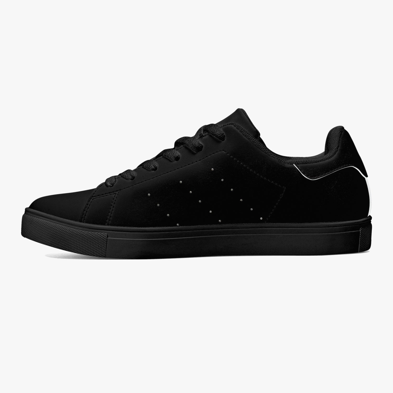 190. Classic Low-Top Leather Sneakers - Black