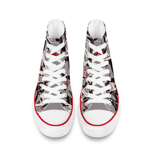 D70 High Top Canvas Shoes - Custom Design