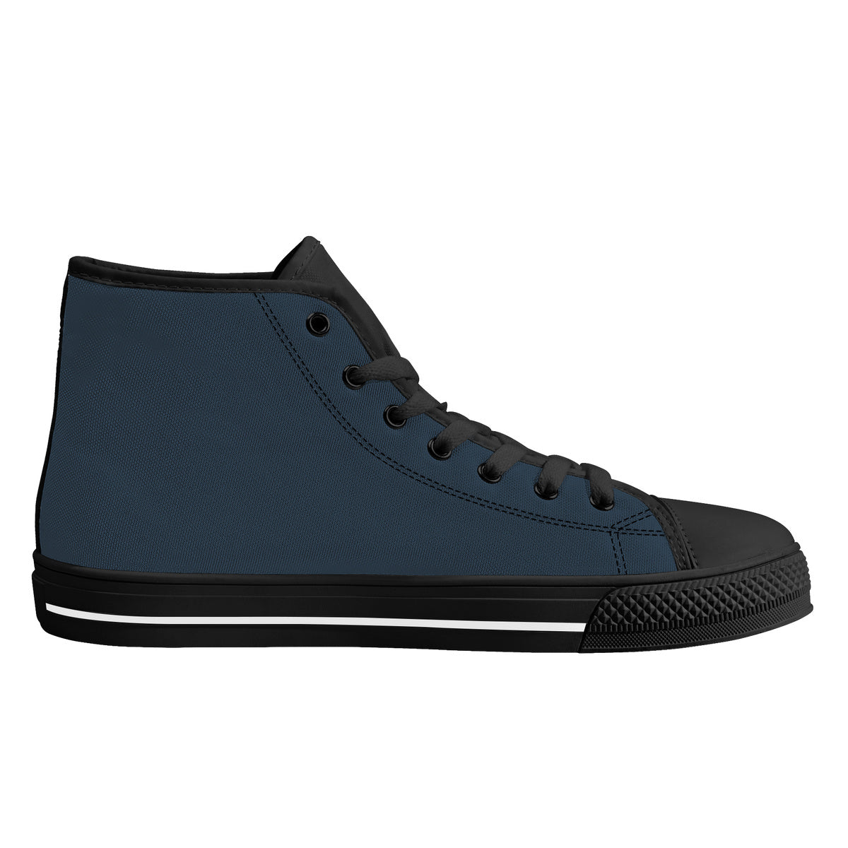 D25 High-Top Canvas Shoes - Black