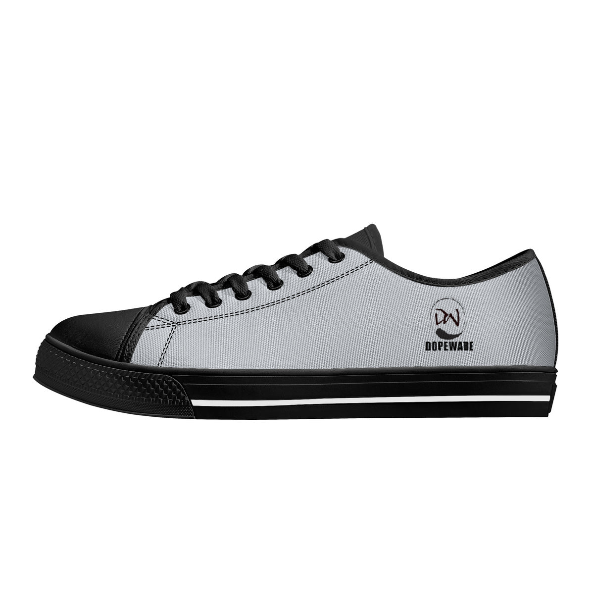 D24 Rubber Outsoles Low-Top Canvas Shoes - White