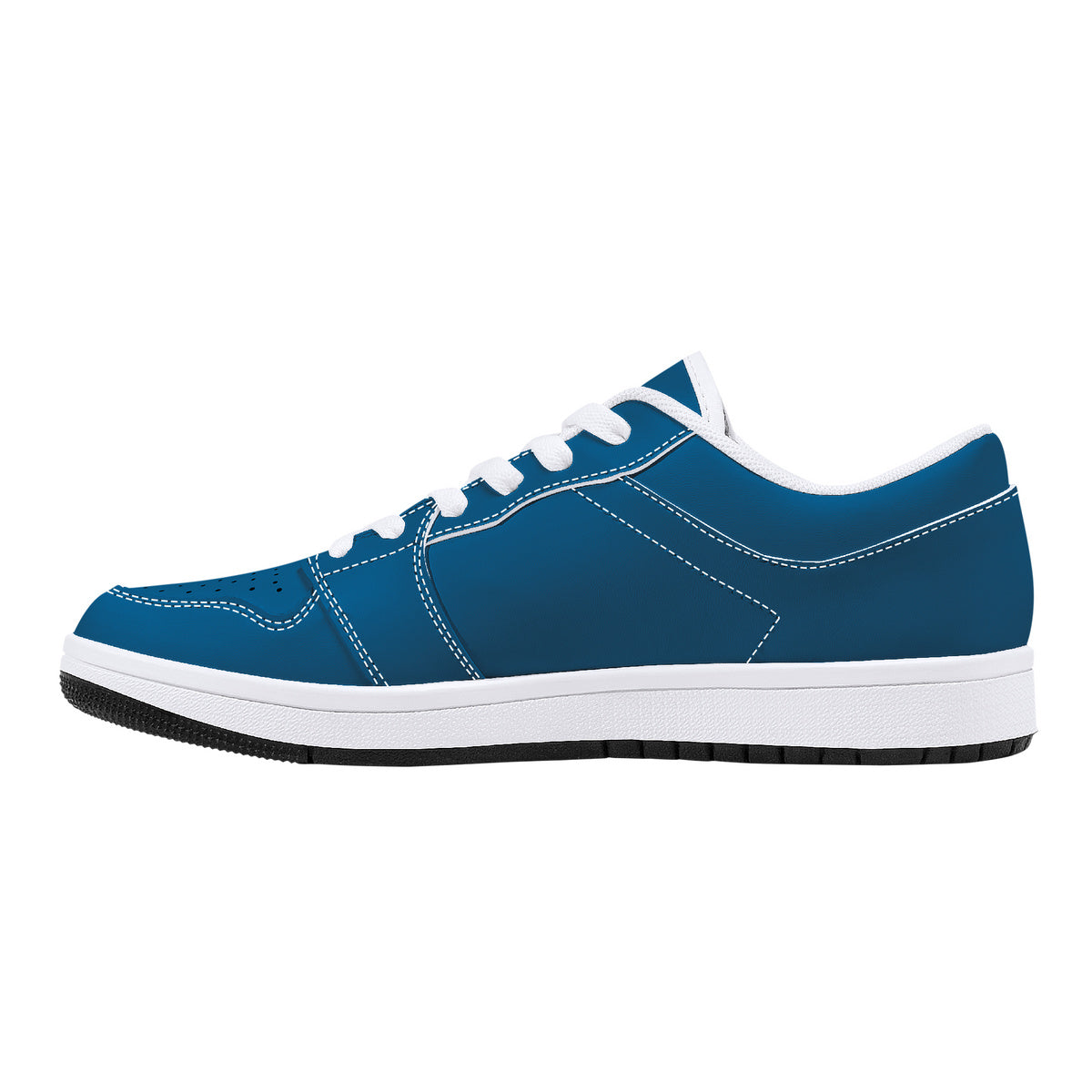 D15 Low-Top Leather Sneakers - Light Blue