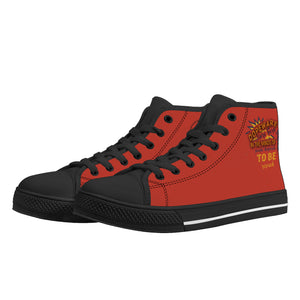 D25 High-Top Canvas Shoes - Black