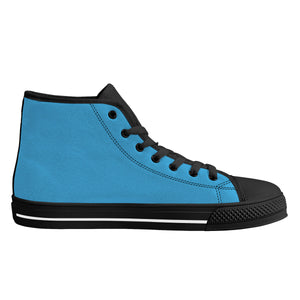 D25 High-Top Canvas Shoes - Black