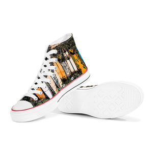 D70 High Top Canvas Shoes - Custom Design