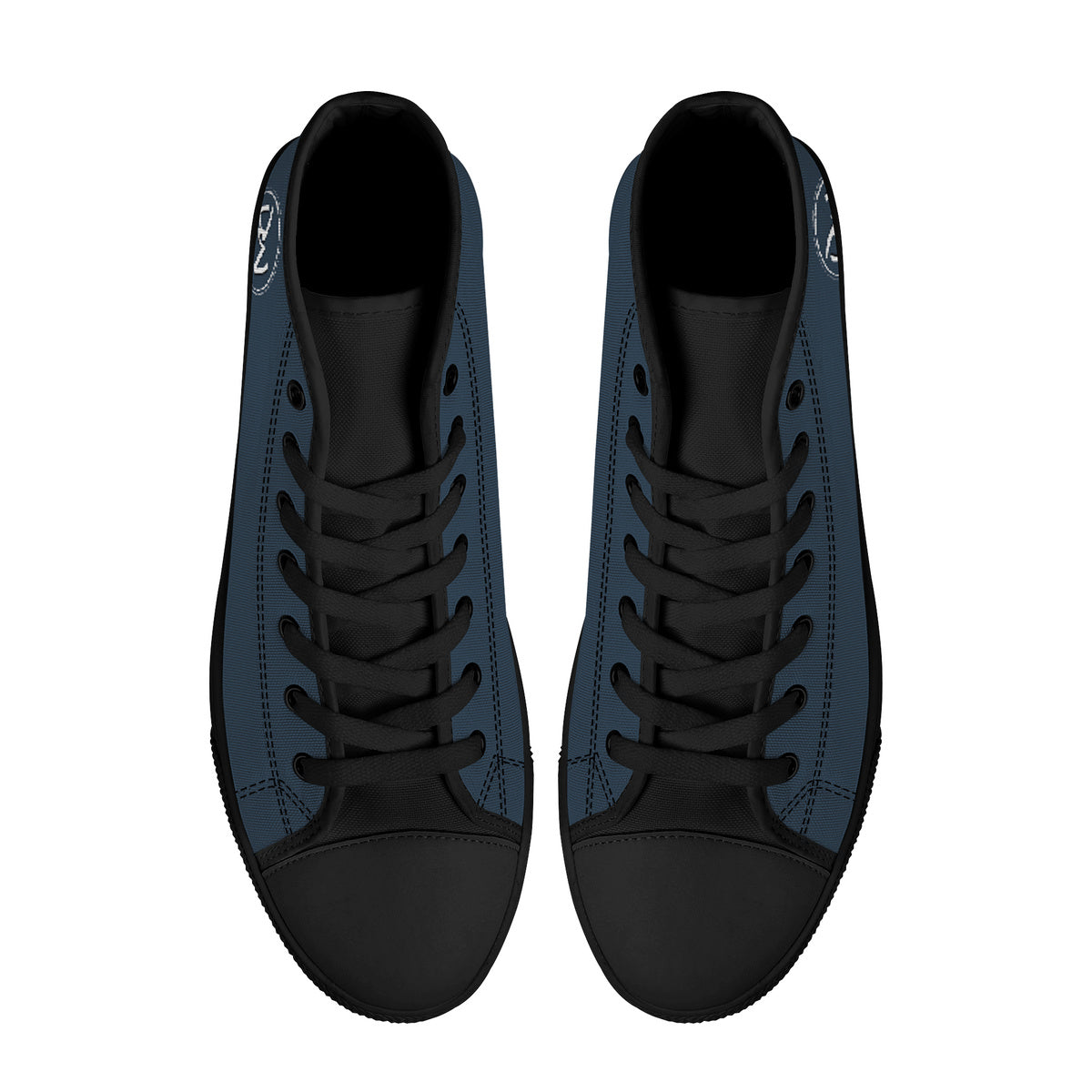 D25 High-Top Canvas Shoes - Black