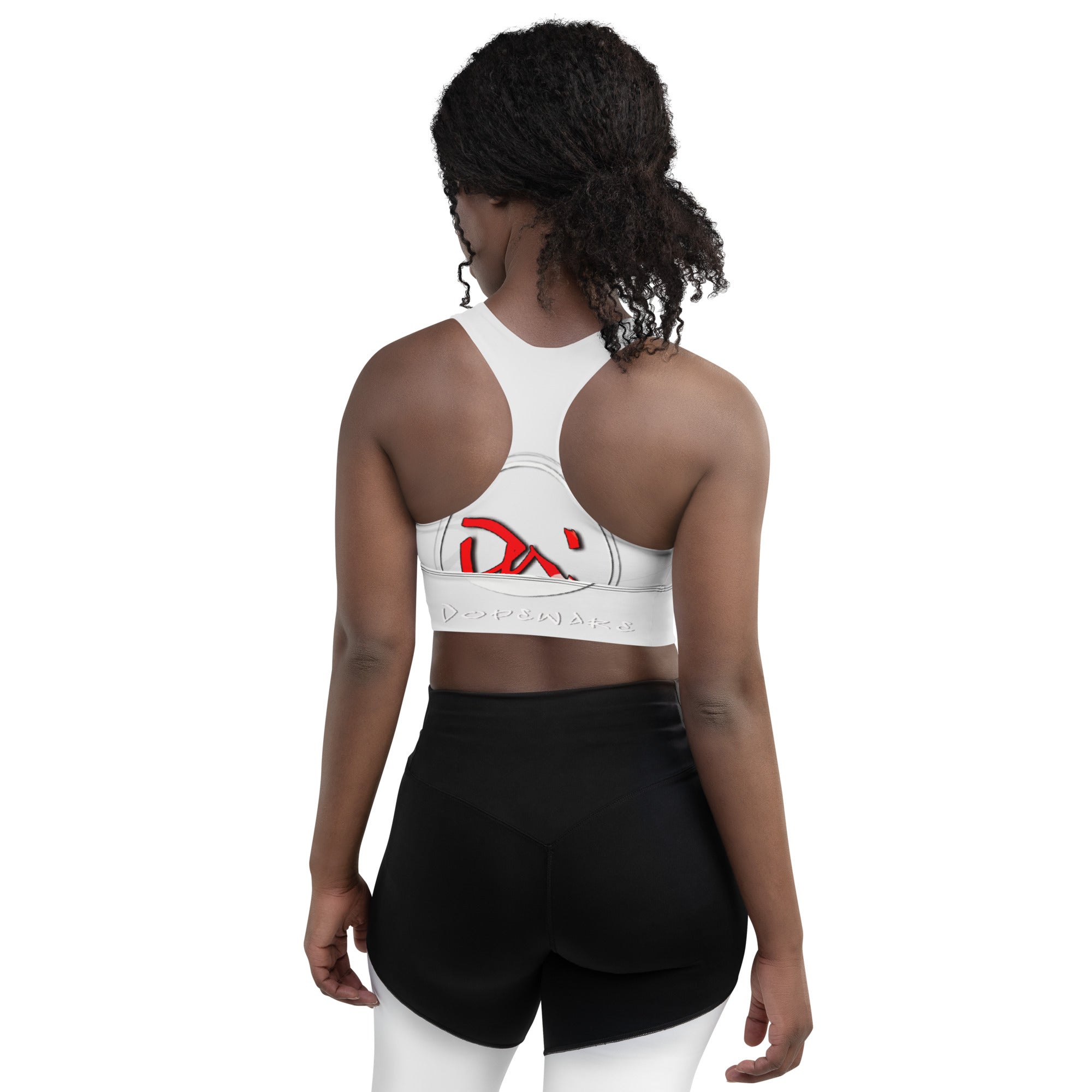 Longline sports bra