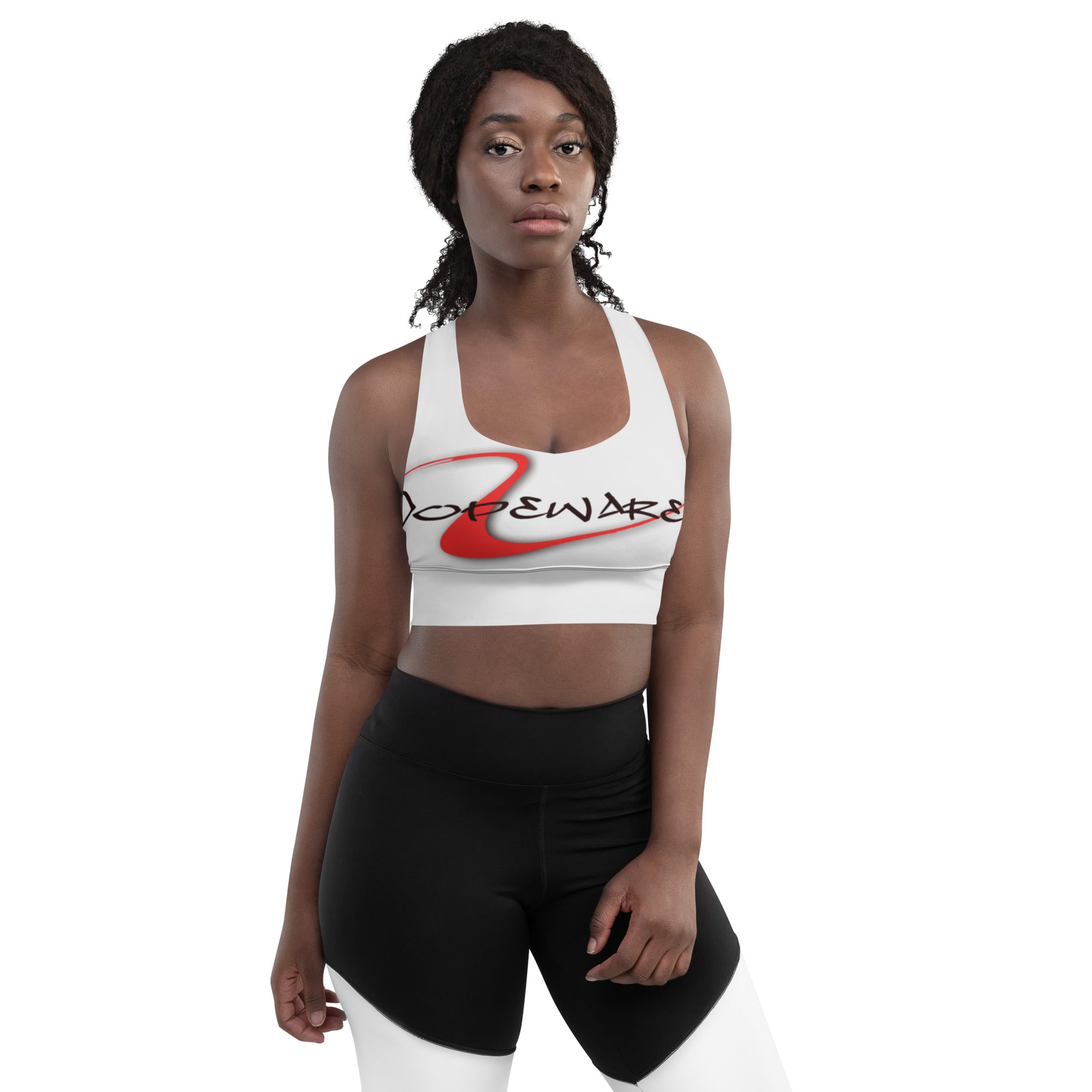 Longline sports bra