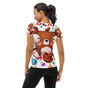 All-Over Print Women's Athletic T-shirt