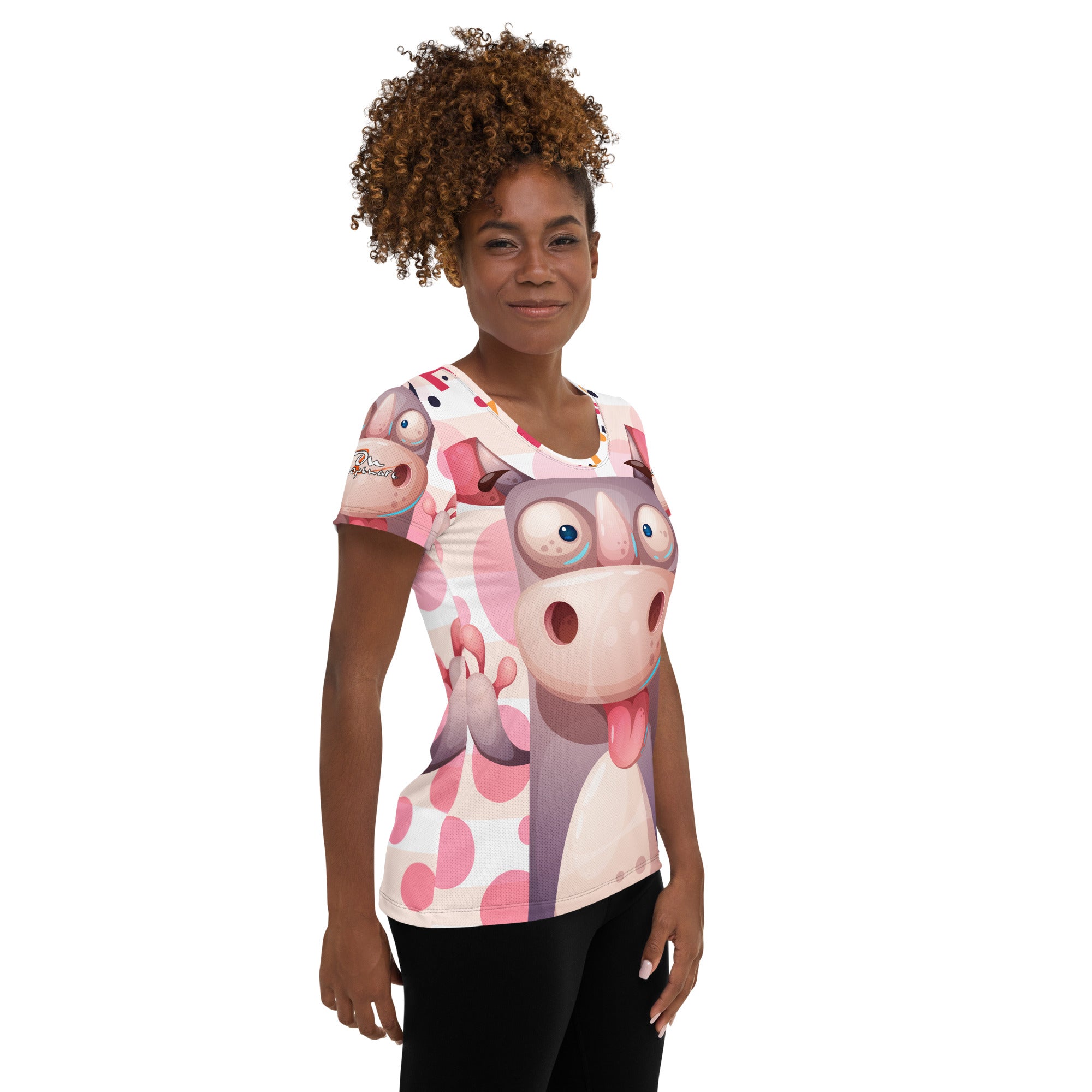 All-Over Print Women's Athletic T-shirt