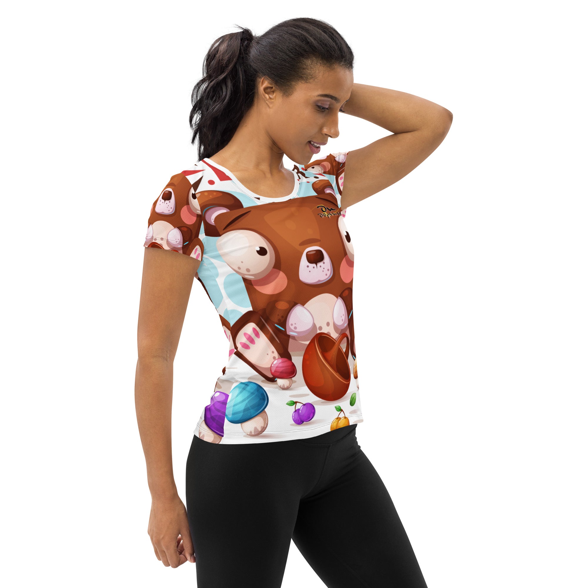 All-Over Print Women's Athletic T-shirt