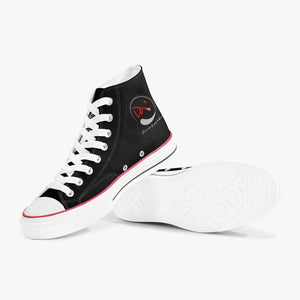 285. New High-Top Canvas Shoes - black