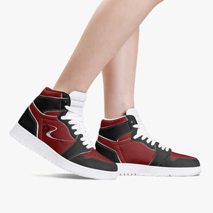 236. New High-Top Leather Sneakers - White