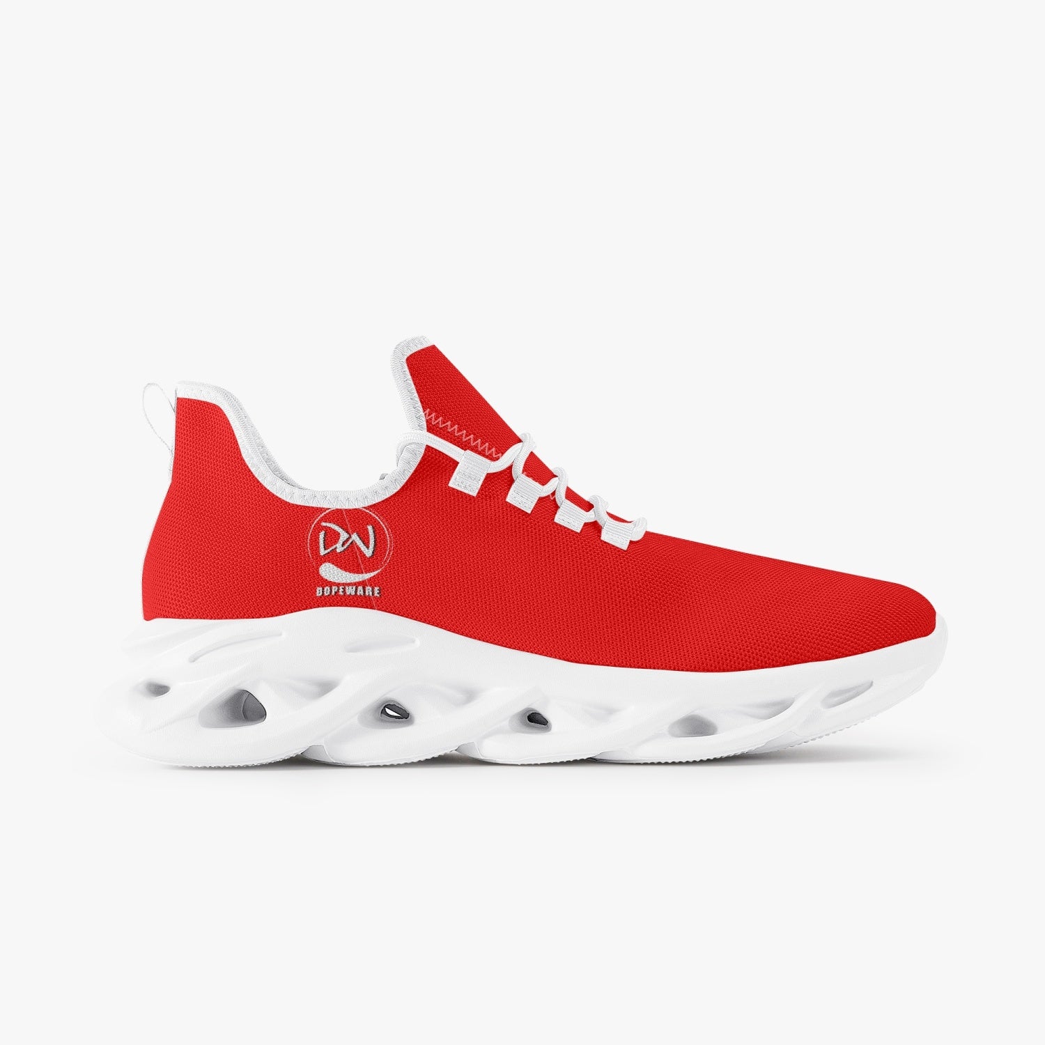 311. Bounce Mesh Knit Sneakers - RED