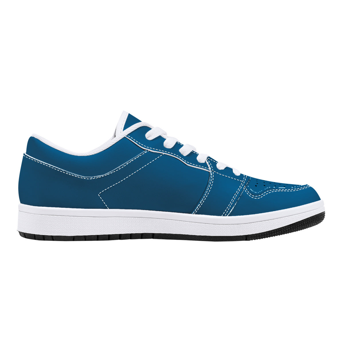 D15 Low-Top Leather Sneakers - Light Blue