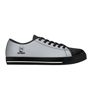 D24 Rubber Outsoles Low-Top Canvas Shoes - White