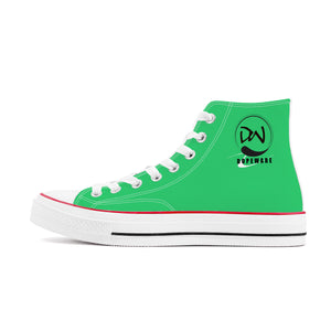 D70 High Top Canvas Shoes - Green