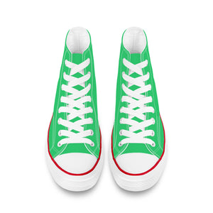 D70 High Top Canvas Shoes - Green