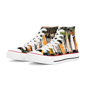 D70 High Top Canvas Shoes - Custom Design