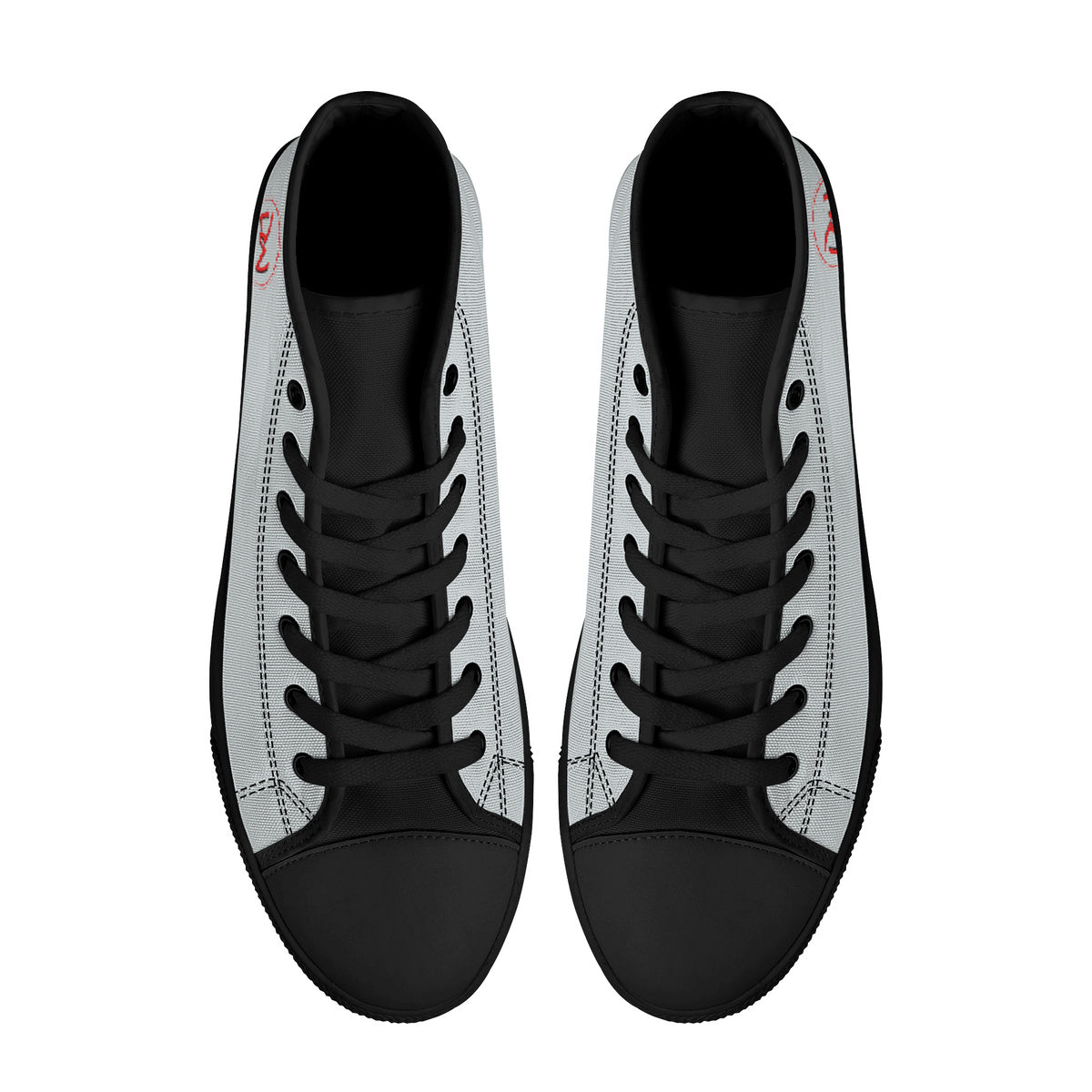 D25 High-Top Canvas Shoes - Black