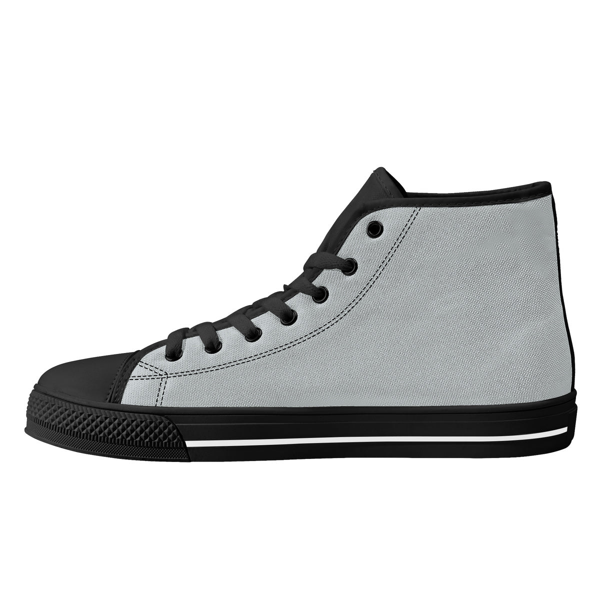 D25 High-Top Canvas Shoes - Black