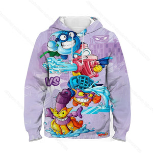 Children Super Zings Hoodie Boys Girls Cartoon 3D Printed Pullovers Kids Superzings Sweatshirt Harajuku Streetwear Spring Winter