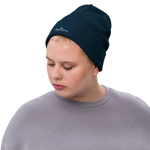 Ribbed knit beanie