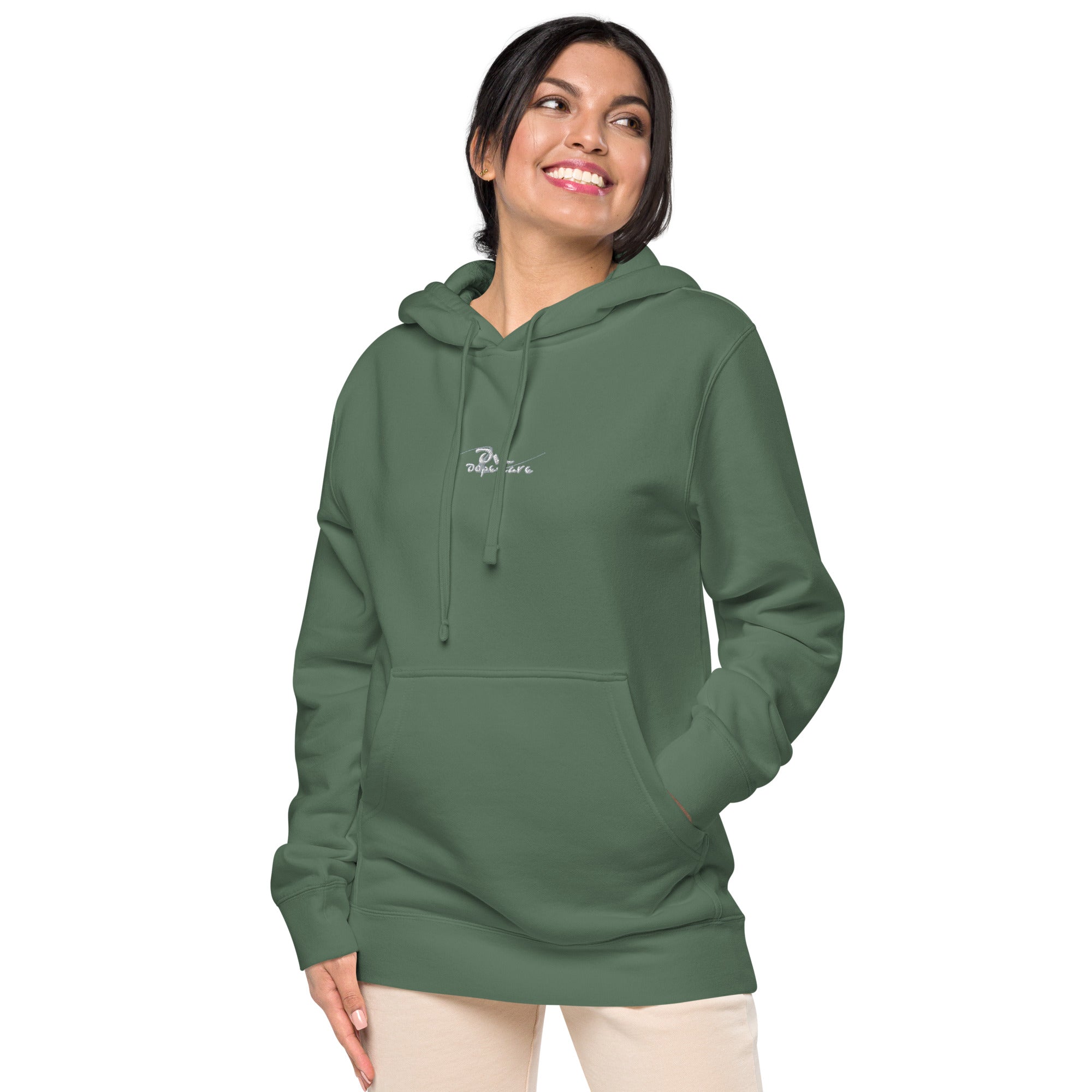 Unisex pigment dyed hoodie