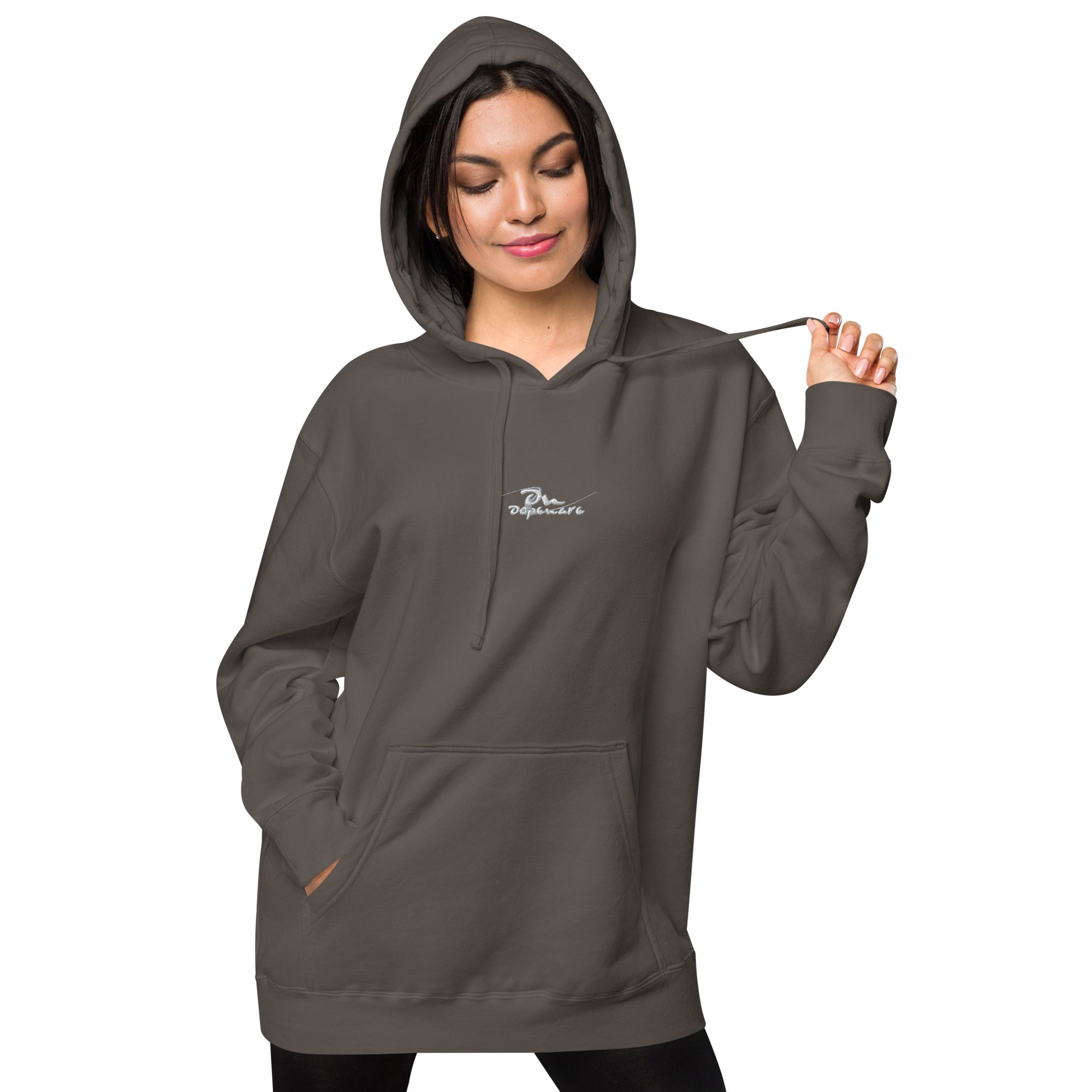 Unisex pigment dyed hoodie