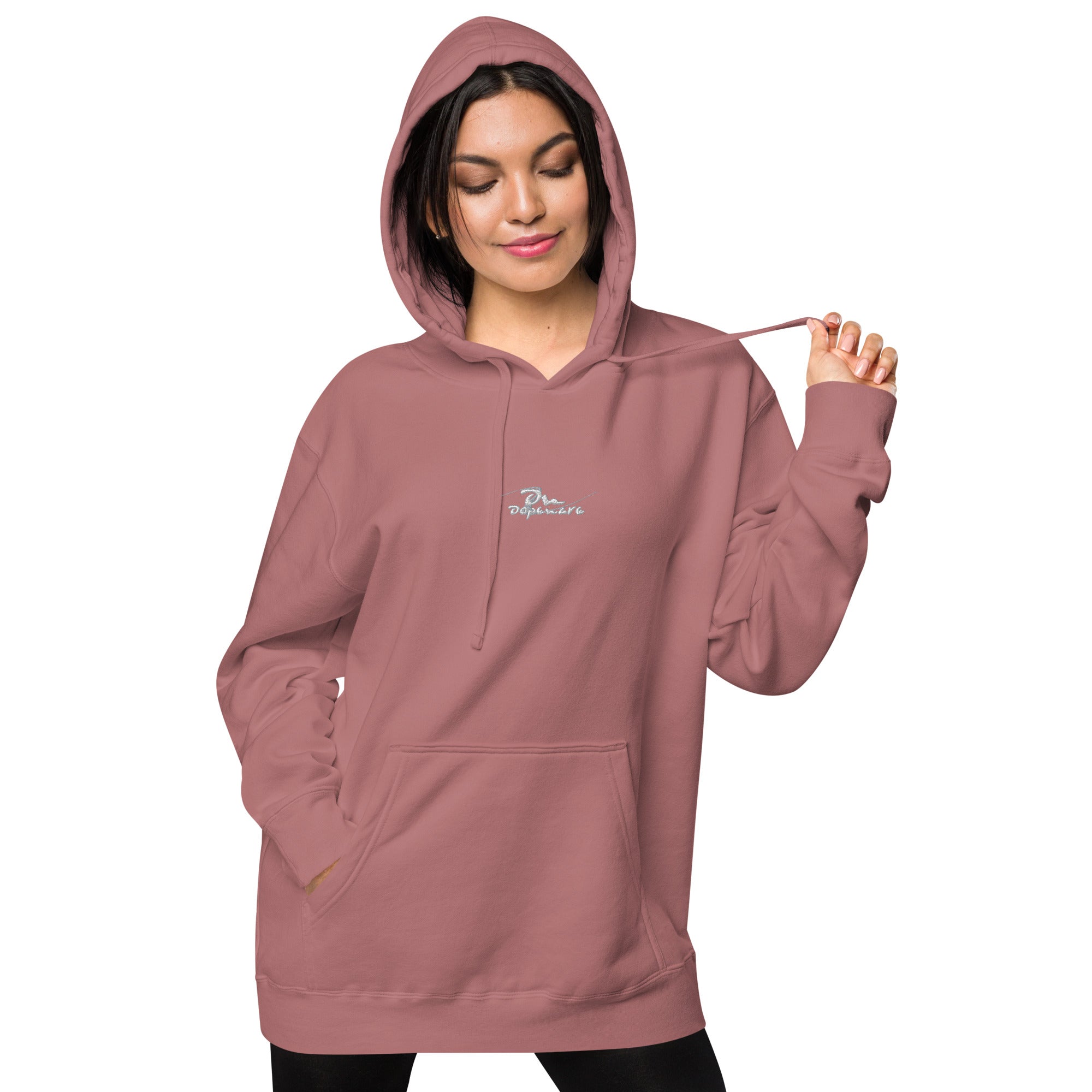 Unisex pigment dyed hoodie