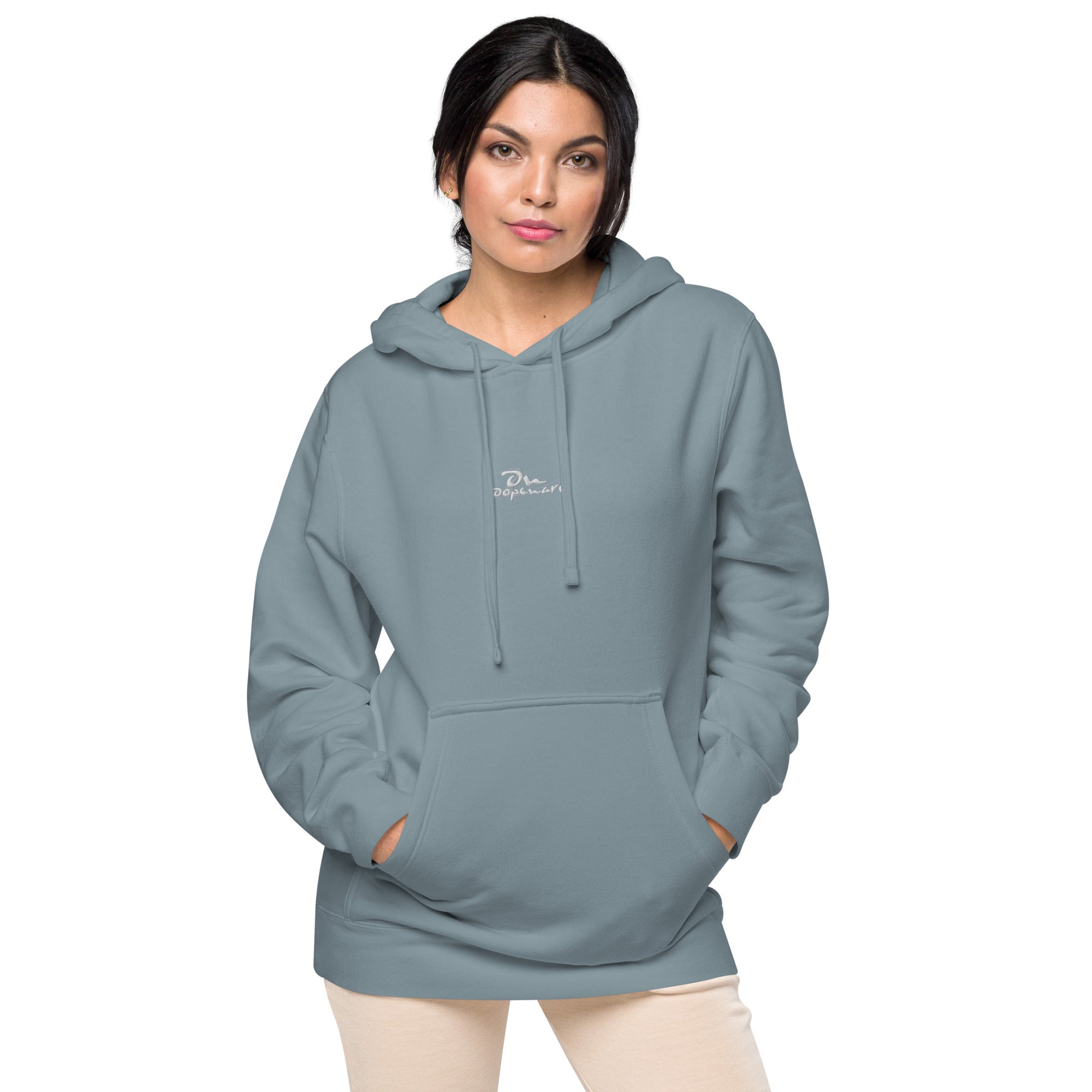 Unisex pigment dyed hoodie