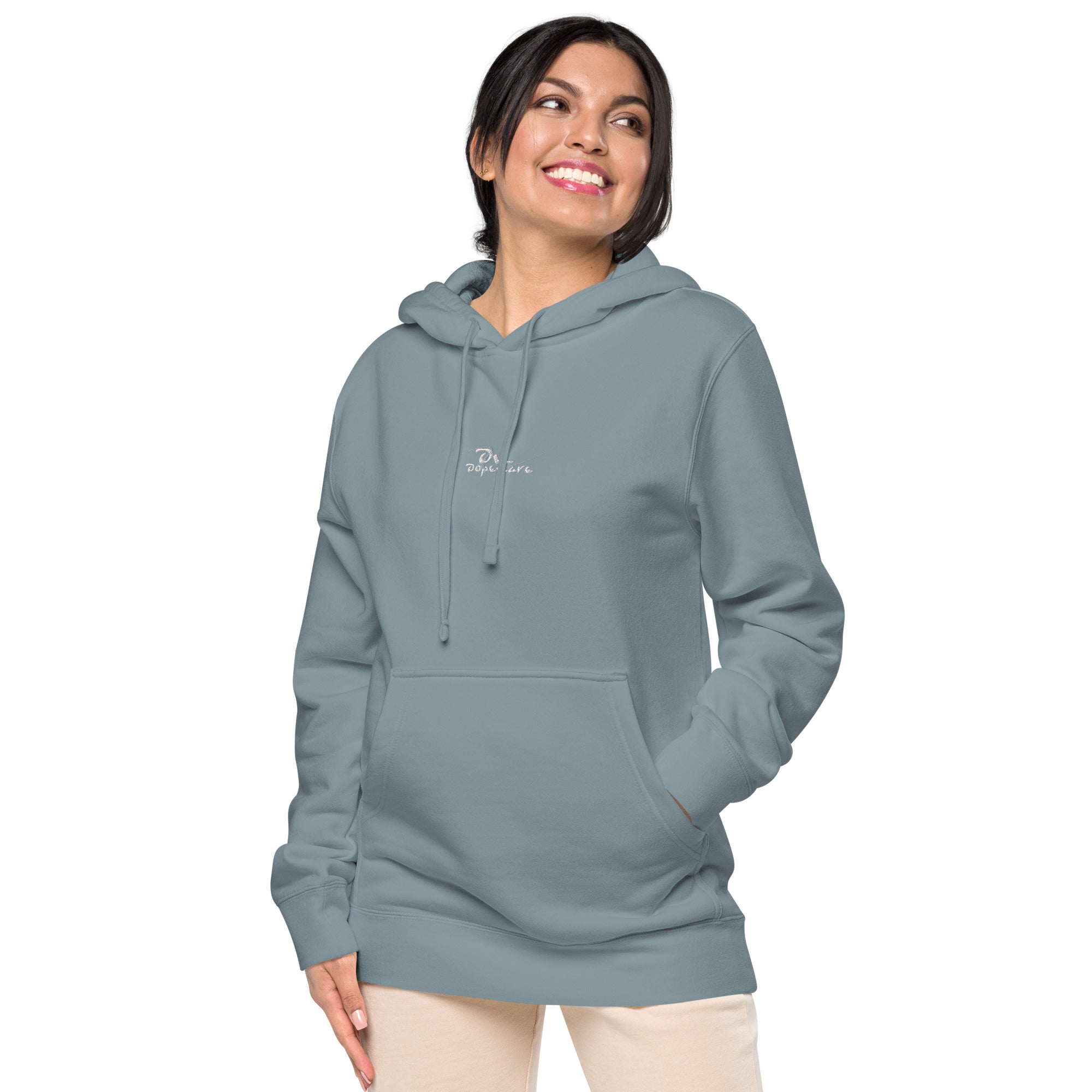 Unisex pigment dyed hoodie