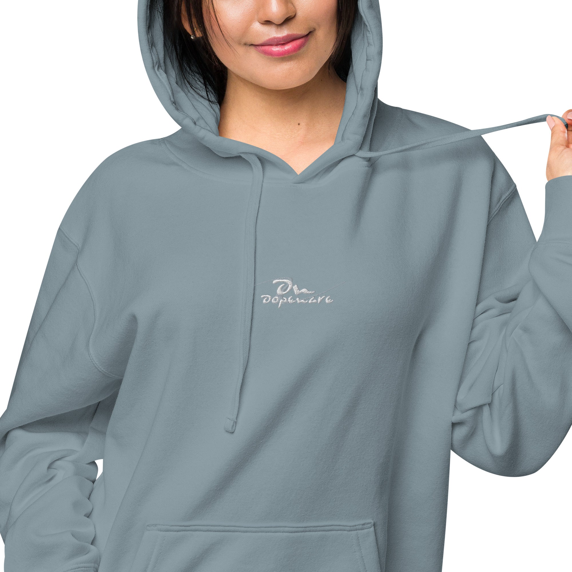 Unisex pigment dyed hoodie