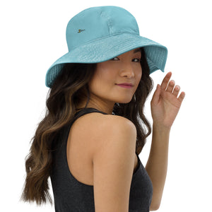 Wide brim bucket hat